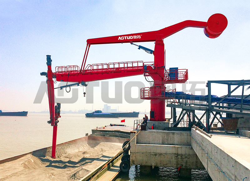 Máy dỡ tàu trục vít cố định 600-15000 DWT 100-500t / h